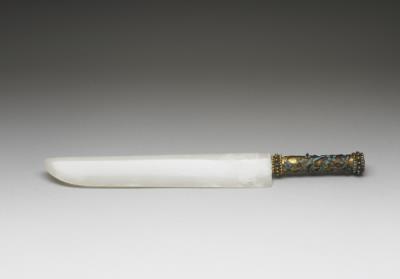 图片[2]-Jade knife, Qing dynasty (1644-1911)-China Archive